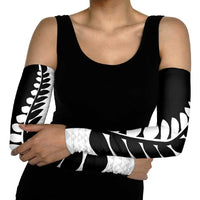 New Zealand Silver Fern Niho Taniwha Arm Sleeves LT9 - Polynesian Pride