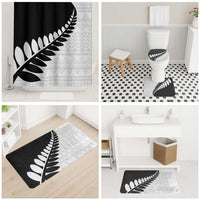 New Zealand Silver Fern Niho Taniwha Bathroom Set LT9 - Polynesian Pride