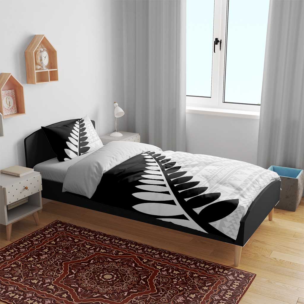 New Zealand Silver Fern Niho Taniwha Bedding Set LT9 - Polynesian Pride