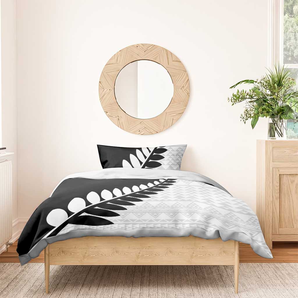 New Zealand Silver Fern Niho Taniwha Bedding Set LT9 - Polynesian Pride