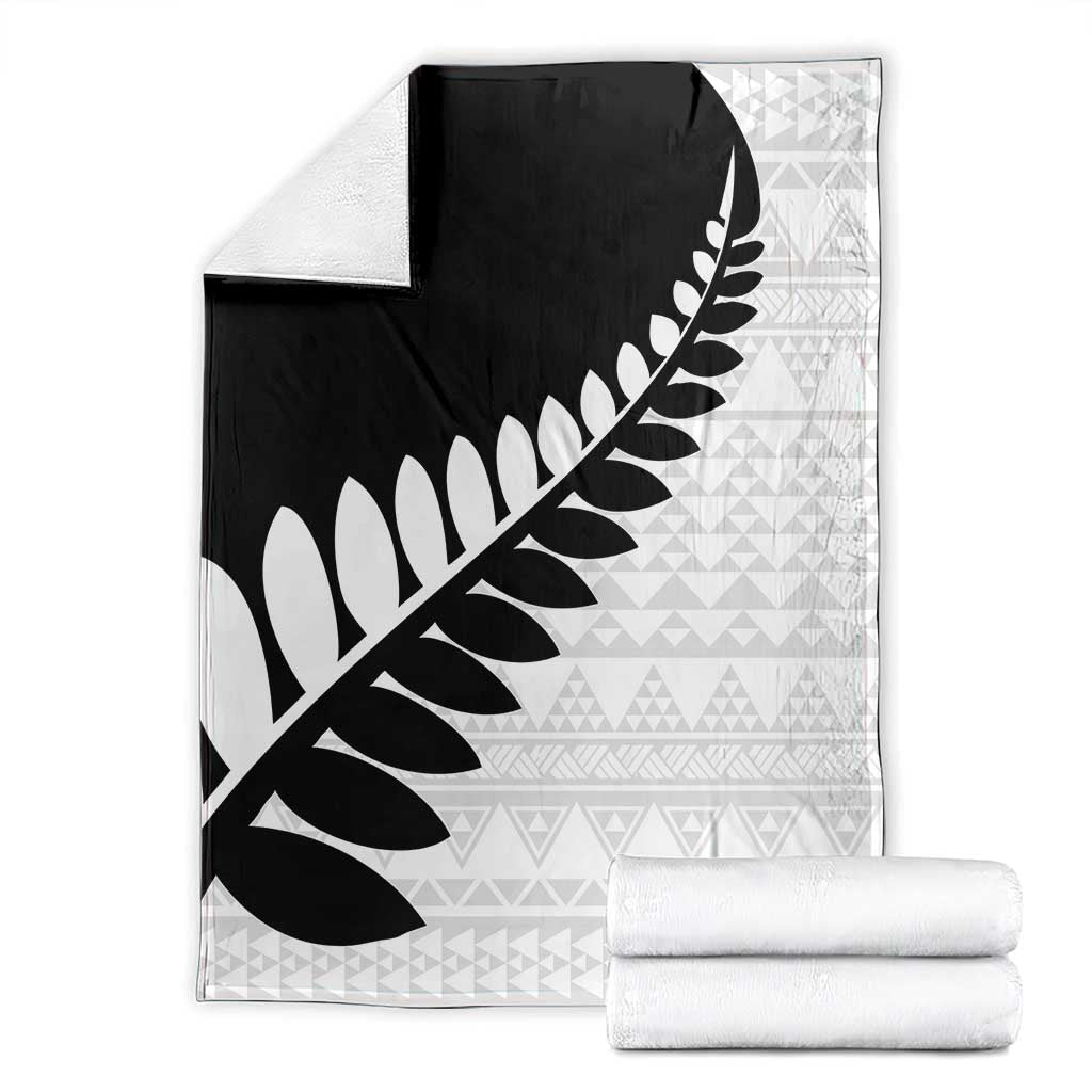 New Zealand Silver Fern Niho Taniwha Blanket LT9 - Polynesian Pride