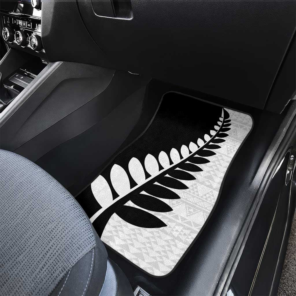 New Zealand Silver Fern Niho Taniwha Car Mats LT9 - Polynesian Pride