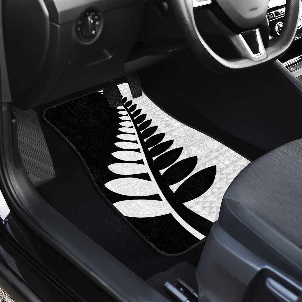 New Zealand Silver Fern Niho Taniwha Car Mats LT9 - Polynesian Pride