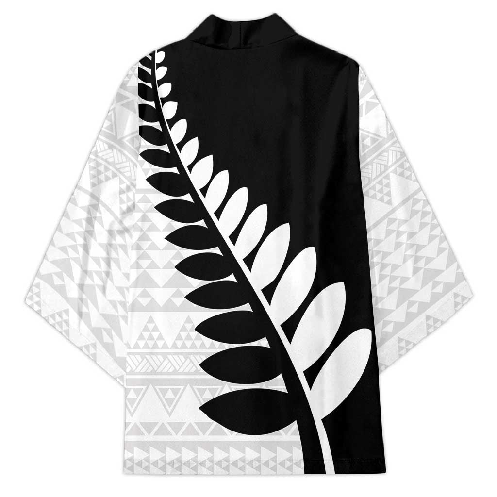 New Zealand Silver Fern Niho Taniwha Kimono LT9 - Polynesian Pride