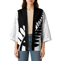 New Zealand Silver Fern Niho Taniwha Kimono LT9 - Polynesian Pride