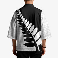 New Zealand Silver Fern Niho Taniwha Kimono LT9 - Polynesian Pride
