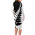 New Zealand Silver Fern Niho Taniwha Long Sleeve Bodycon Dress