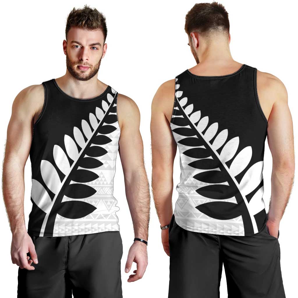 New Zealand Silver Fern Niho Taniwha Men Tank Top LT9 - Polynesian Pride