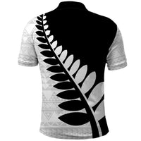 New Zealand Silver Fern Niho Taniwha Polo Shirt LT9 - Polynesian Pride