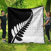 New Zealand Silver Fern Niho Taniwha Quilt LT9 - Polynesian Pride