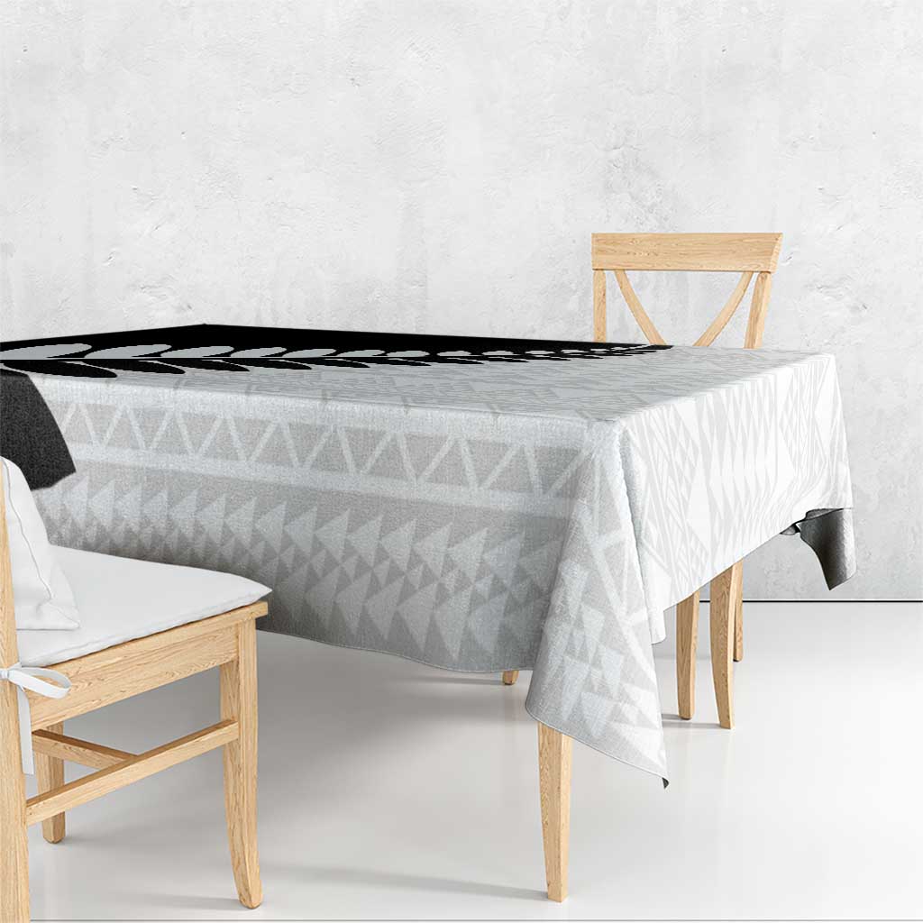 New Zealand Silver Fern Niho Taniwha Tablecloth LT9 - Polynesian Pride