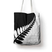 New Zealand Silver Fern Niho Taniwha Tote Bag LT9 - Polynesian Pride
