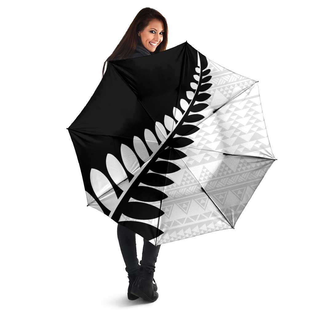 New Zealand Silver Fern Niho Taniwha Umbrella LT9 - Polynesian Pride