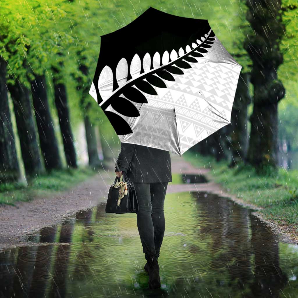 New Zealand Silver Fern Niho Taniwha Umbrella LT9 - Polynesian Pride