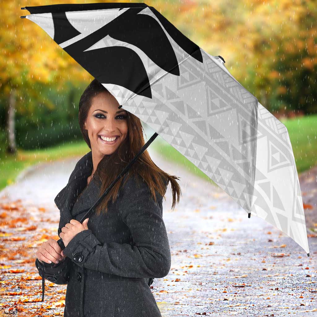 New Zealand Silver Fern Niho Taniwha Umbrella LT9 - Polynesian Pride