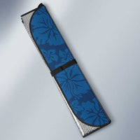 Blue Hibiscus Turle Auto Sun Shade Hawaiian Style Tribal Tapa Pattern LT9 - Polynesian Pride