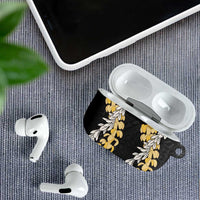 Puakenikeni and Maile Lei AirPods Case Black Double Strand Lei LT9 - Polynesian Pride