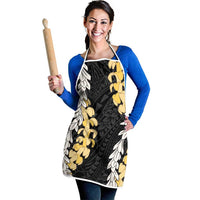 Puakenikeni and Maile Lei Apron Black Double Strand Lei LT9 - Polynesian Pride
