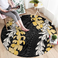 Puakenikeni and Maile Lei Round Carpet Black Double Strand Lei LT9 - Polynesian Pride