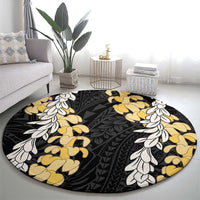 Puakenikeni and Maile Lei Round Carpet Black Double Strand Lei LT9 - Polynesian Pride