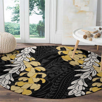 Puakenikeni and Maile Lei Round Carpet Black Double Strand Lei LT9 - Polynesian Pride