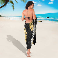 Puakenikeni and Maile Lei Sarong Black Double Strand Lei LT9 - Polynesian Pride
