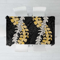 Puakenikeni and Maile Lei Tablecloth Black Double Strand Lei LT9 Black - Polynesian Pride