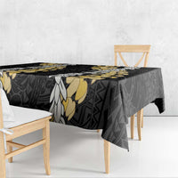 Puakenikeni and Maile Lei Tablecloth Black Double Strand Lei LT9 - Polynesian Pride