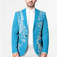 Puakenikeni and Maile Lei Blazer Blue Double Strand Lei LT9 - Polynesian Pride