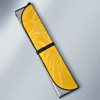 Puakenikeni and Maile Lei Auto Sun Shade Gold Double Strand Lei LT9 - Polynesian Pride