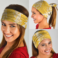 Puakenikeni and Maile Lei Neck Gaiter Gold Double Strand Lei LT9 - Polynesian Pride