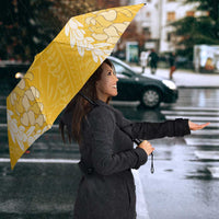 Puakenikeni and Maile Lei Umbrella Gold Double Strand Lei LT9 - Polynesian Pride