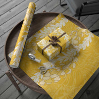 Puakenikeni and Maile Lei Wrapping Paper Gold Double Strand Lei LT9 - Polynesian Pride