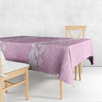 Puakenikeni and Maile Lei Tablecloth Pink Double Strand Lei LT9 - Polynesian Pride