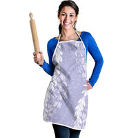 Puakenikeni and Maile Lei Apron Purple Double Strand Lei LT9 - Polynesian Pride