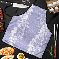 Puakenikeni and Maile Lei Apron Purple Double Strand Lei LT9 Purple - Polynesian Pride