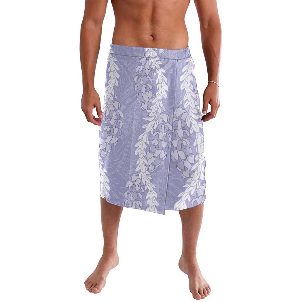 Puakenikeni and Maile Lei Lavalava Purple Double Strand Lei LT9 Purple - Polynesian Pride