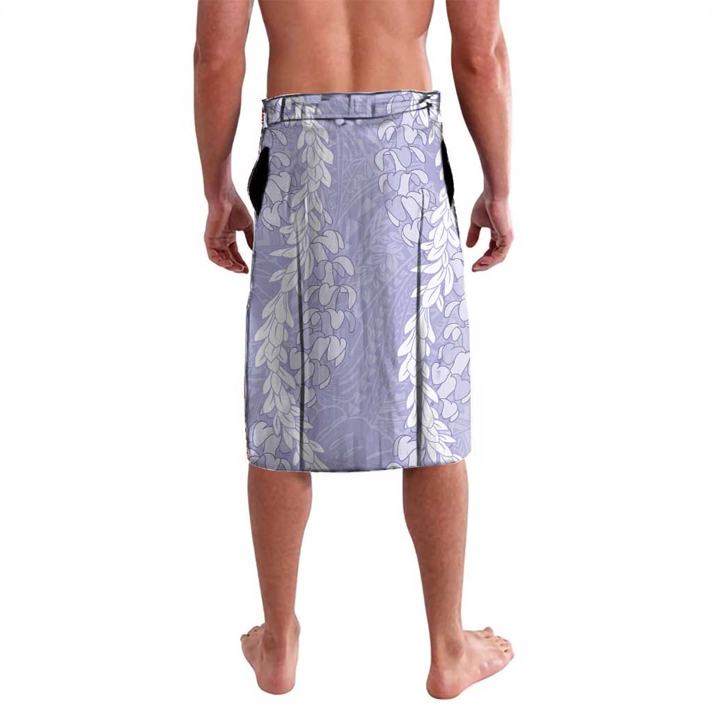 Puakenikeni and Maile Lei Lavalava Purple Double Strand Lei LT9 - Polynesian Pride
