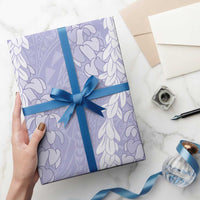 Puakenikeni and Maile Lei Wrapping Paper Purple Double Strand Lei LT9 - Polynesian Pride