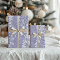 Puakenikeni and Maile Lei Wrapping Paper Purple Double Strand Lei LT9 - Polynesian Pride