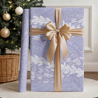 Puakenikeni and Maile Lei Wrapping Paper Purple Double Strand Lei LT9 - Polynesian Pride