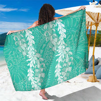 Puakenikeni and Maile Lei Sarong Sage Green Double Strand Lei LT9 One Size 44 x 66 inches Sage Green - Polynesian Pride