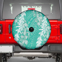 Puakenikeni and Maile Lei Spare Tire Cover Sage Green Double Strand Lei LT9 - Polynesian Pride