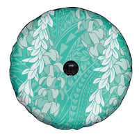 Puakenikeni and Maile Lei Spare Tire Cover Sage Green Double Strand Lei LT9 - Polynesian Pride
