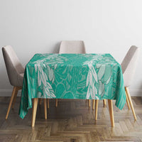 Puakenikeni and Maile Lei Tablecloth Sage Green Double Strand Lei LT9 - Polynesian Pride