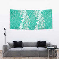 Puakenikeni and Maile Lei Tapestry Sage Green Double Strand Lei LT9 - Polynesian Pride