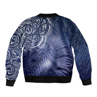 New Zealand Galaxy Fern Bomber Jacket LT9 - Polynesian Pride