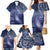 New Zealand Galaxy Fern Family Matching Mermaid Dress and Hawaiian Shirt