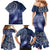 New Zealand Galaxy Fern Family Matching Mermaid Dress and Hawaiian Shirt