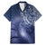 New Zealand Galaxy Fern Family Matching Mermaid Dress and Hawaiian Shirt